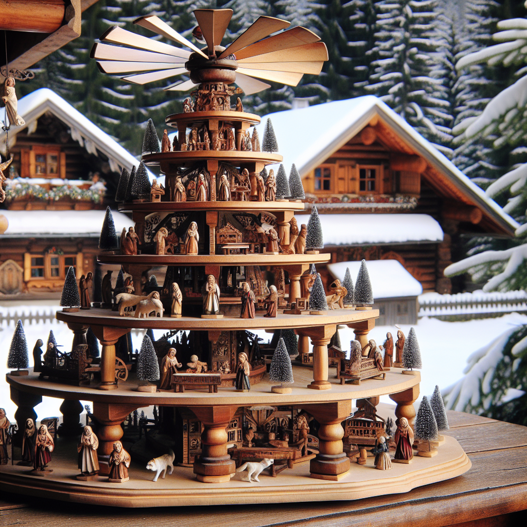 Weihnachtspyramide Erzgebirge – Verzauberung mit Licht- und Schatten-Spielen